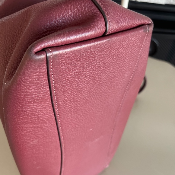 Vintage Leather Coach Handbag - Picture 6 of 16